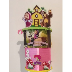 Piñata Tornado Masha y Oso