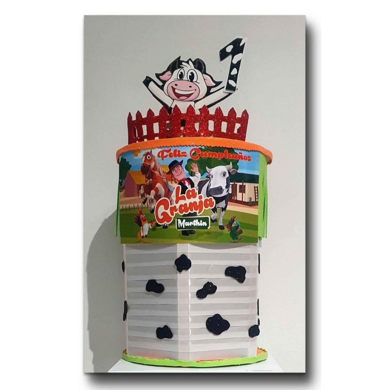 Piñata Tornado la Vaca Lola ( La Granja DE Zenón)