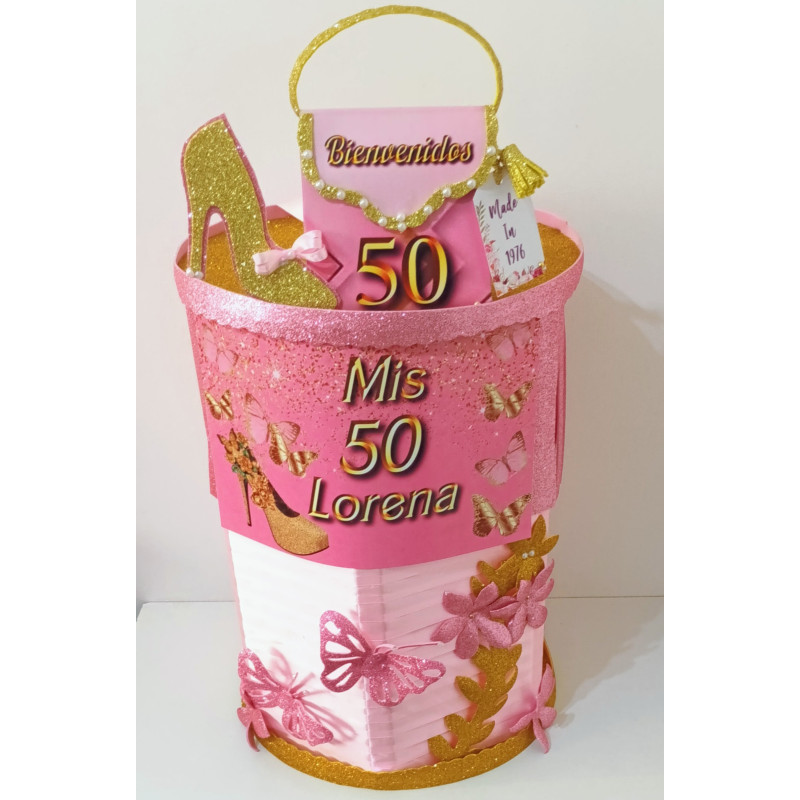 Piñata Tornado Mujer 50 Años